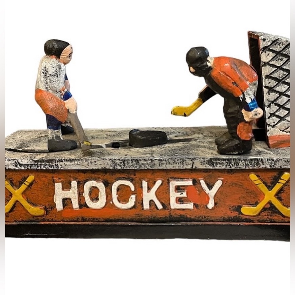 Cast iron coin bank vintage